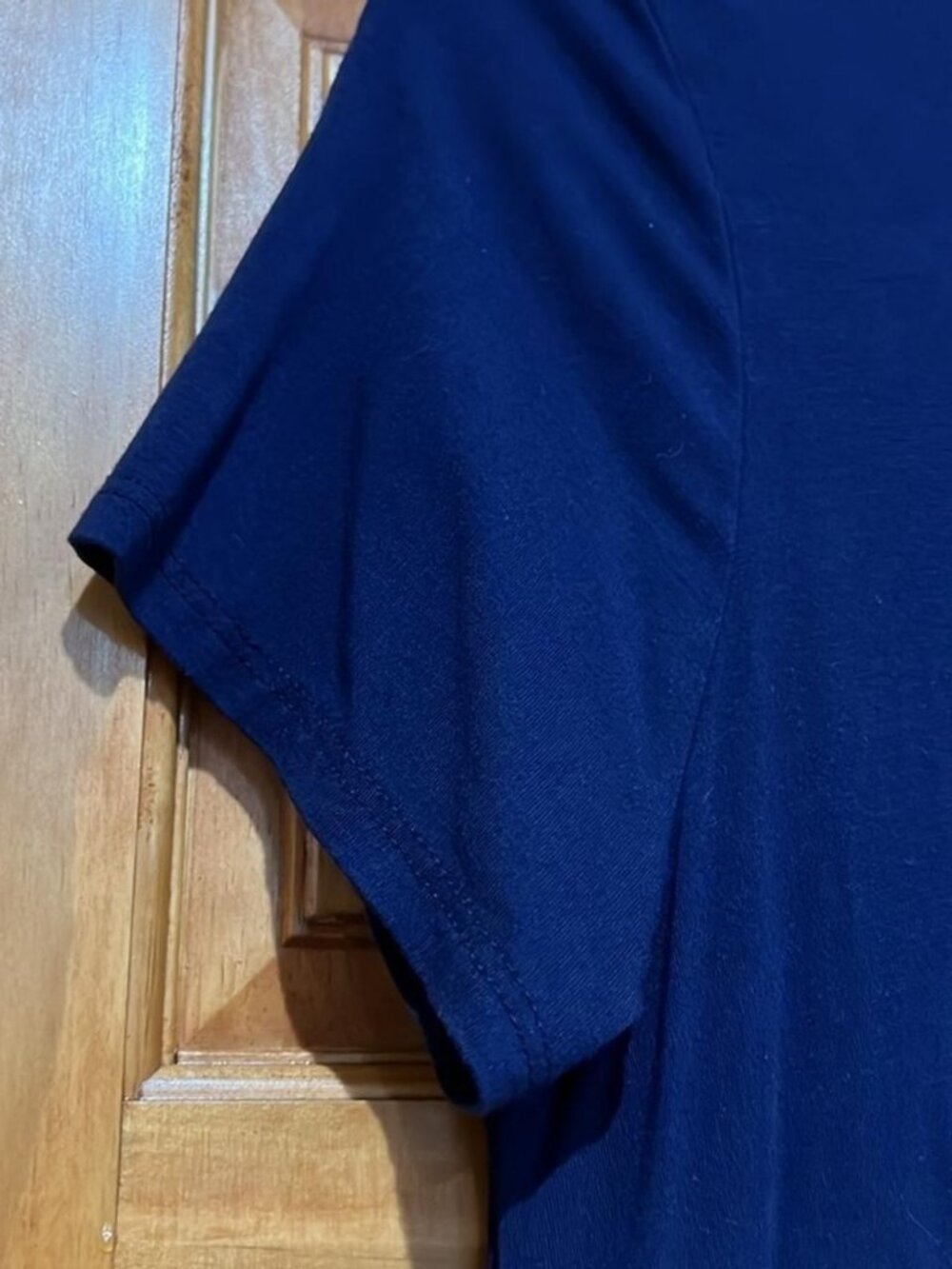 Blue Short Sleeve Dress